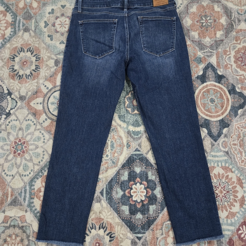 Lucky Brand Women's 12 Lolita Skinny Distressed Hem Jeans - Picture 7 of 7